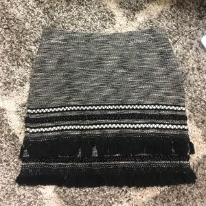 H&M Fringe Pencil Skirt sz 8